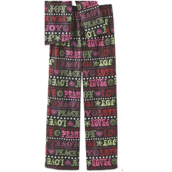 JOE BOXER Pajama Pant Set 2-PC Sleepwear LOVE COAT PJ JB Sleep 4/5 (XS) VTG - Picture 3 of 7